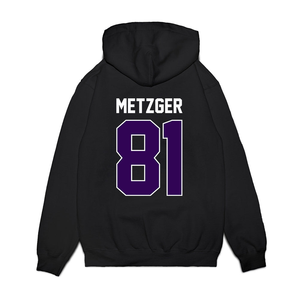 Kansas State - NCAA Football : Andrew Metzger - Vintage Helmet Premium Hooded Sweatshirt-1