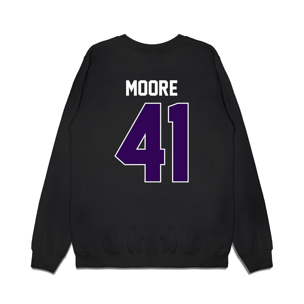Kansas State - NCAA Football : Ashton Moore - Vintage Helmet Premium Crewneck Sweatshirt-1