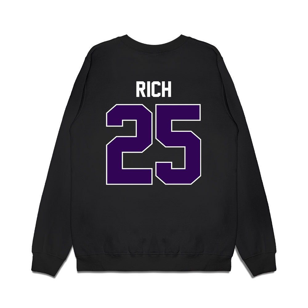 Kansas State - NCAA Football : Zashon Rich - Vintage Helmet Premium Crewneck Sweatshirt-1