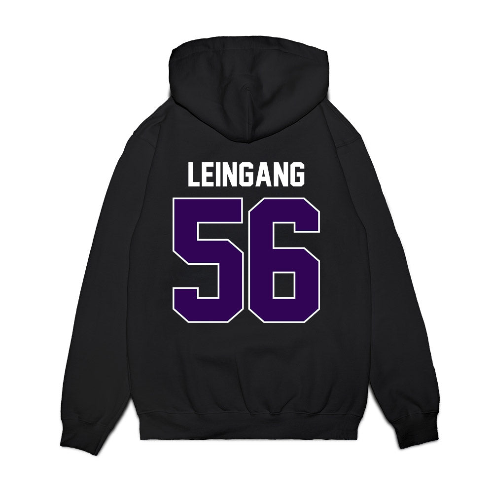 Kansas State - NCAA Football : Andrew Leingang - Vintage Helmet Premium Hooded Sweatshirt-1