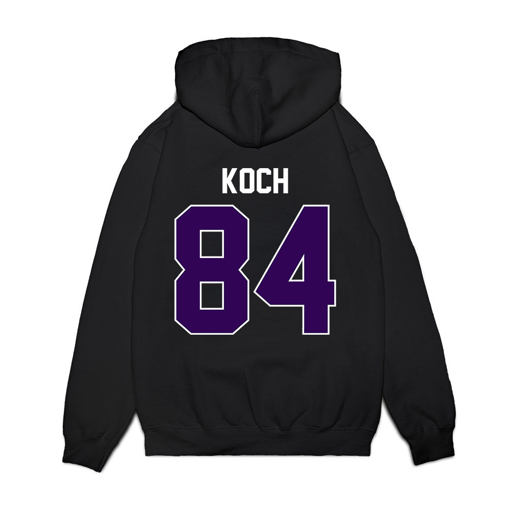 Kansas State - NCAA Football : Isaac Koch - Vintage Helmet Premium Hooded Sweatshirt-1