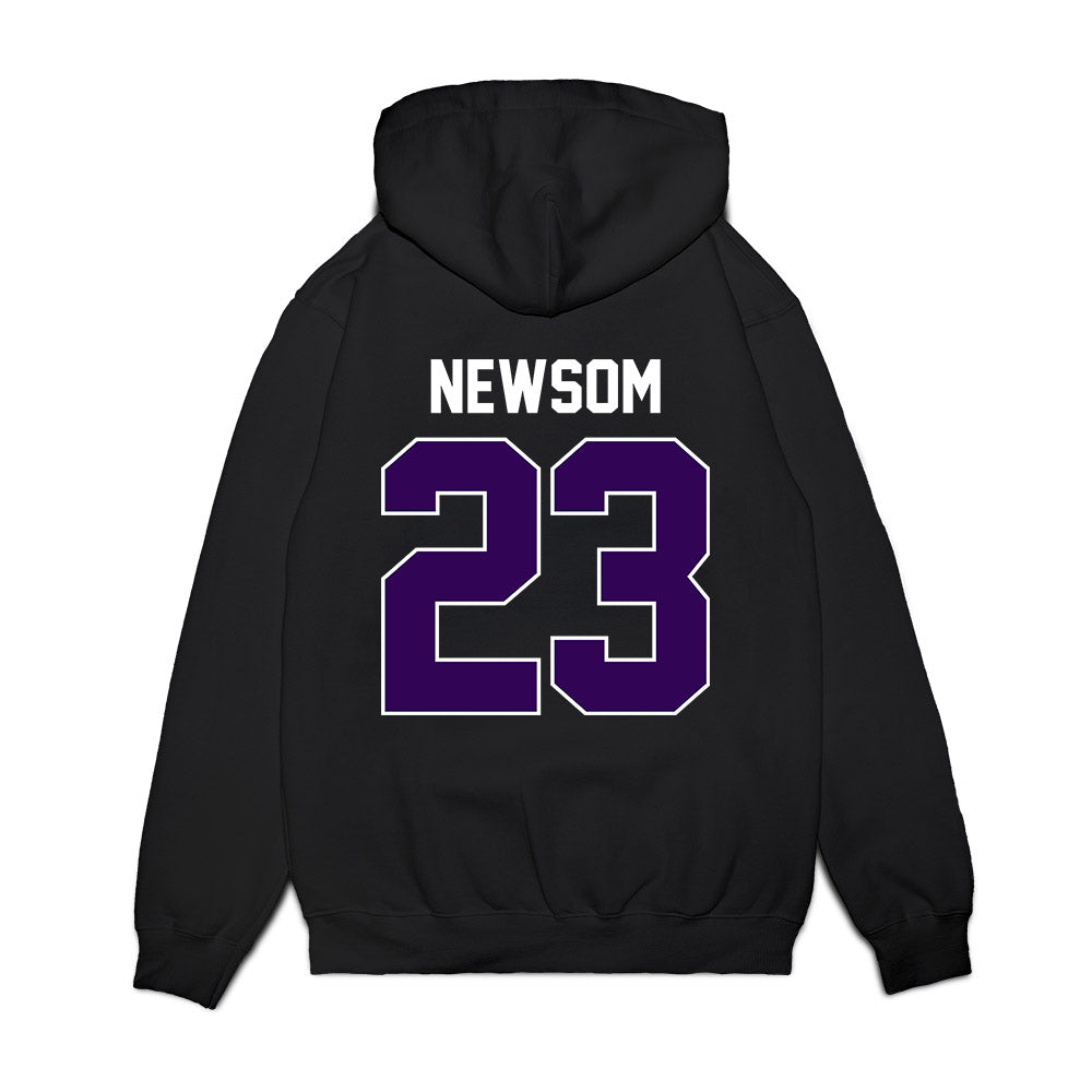 Kansas State - NCAA Football : Asa Newsom - Vintage Helmet Premium Hooded Sweatshirt-1