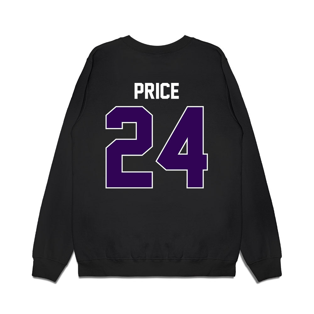 Kansas State - NCAA Football : JB Price - Vintage Helmet Premium Crewneck Sweatshirt-1