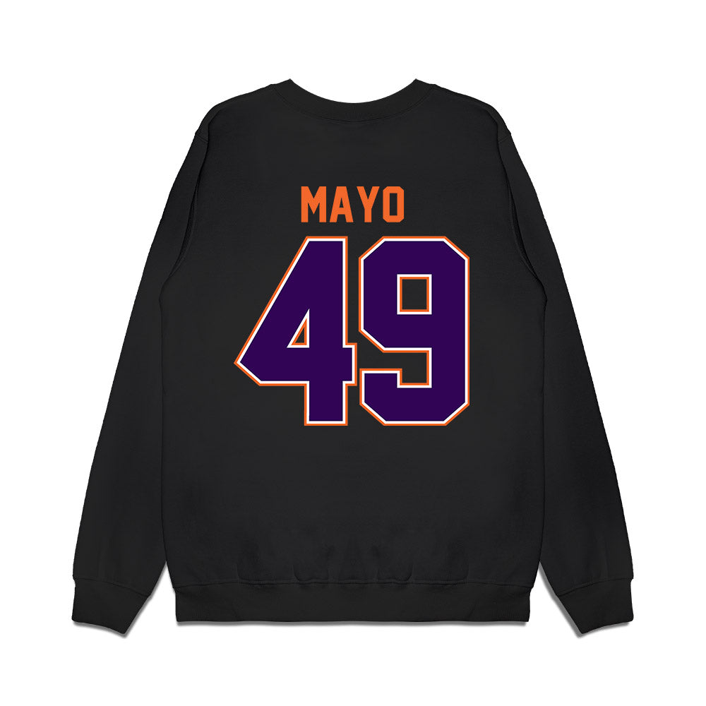 Clemson - NCAA Football : Darien Mayo - Vintage Helmet Premium Crewneck Sweatshirt-1