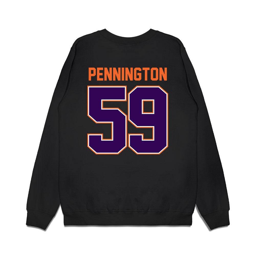 Clemson - NCAA Football : Dietrick Pennington - Vintage Helmet Premium Crewneck Sweatshirt-1