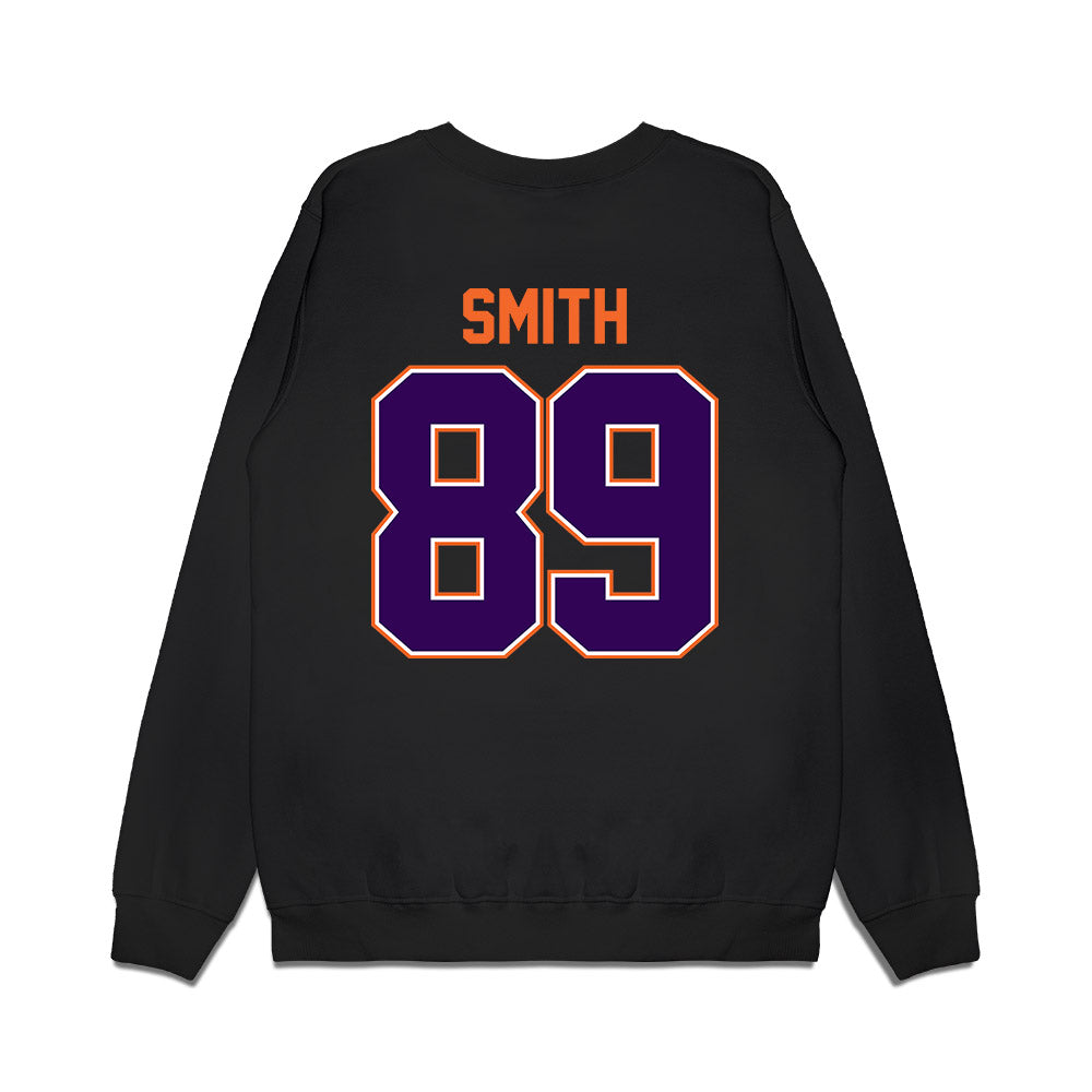 Clemson - NCAA Football : Jack Smith - Vintage Helmet Premium Crewneck Sweatshirt-1