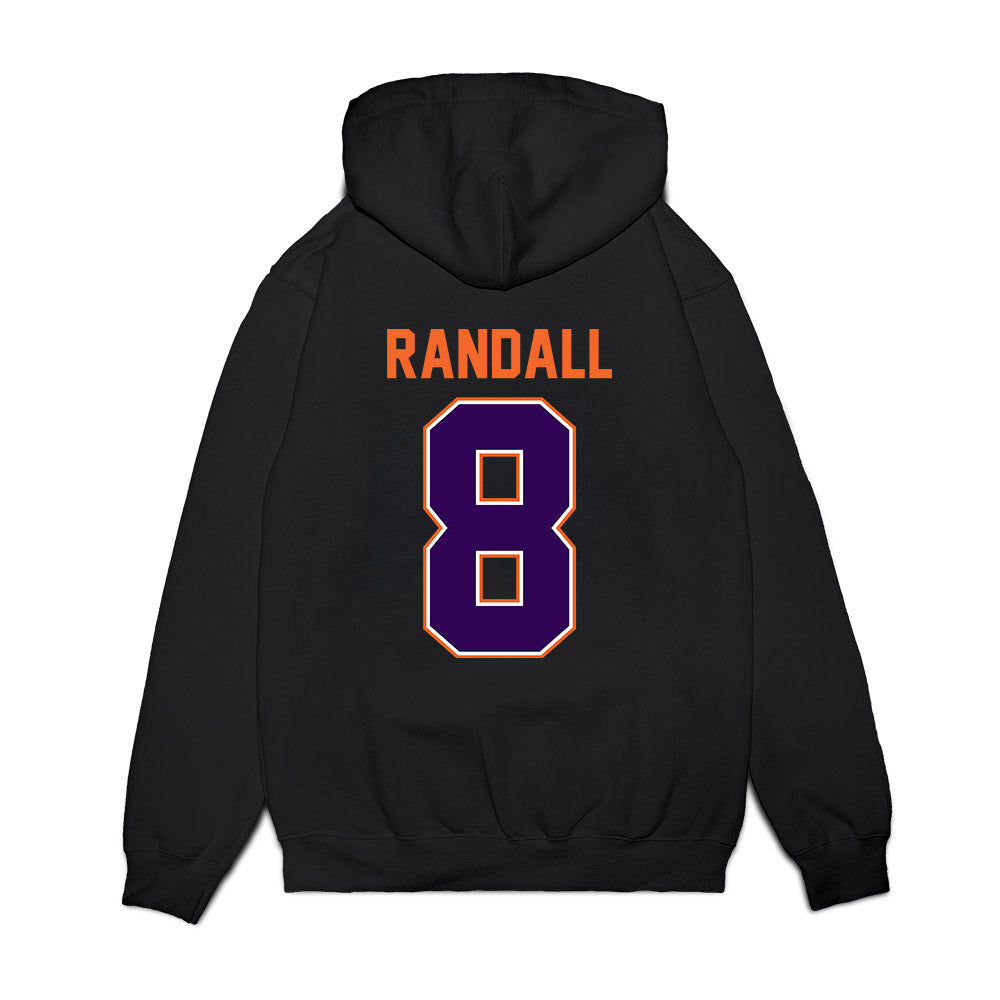 Clemson - NCAA Football : Adam Randall - Vintage Helmet Premium Hooded Sweatshirt-1