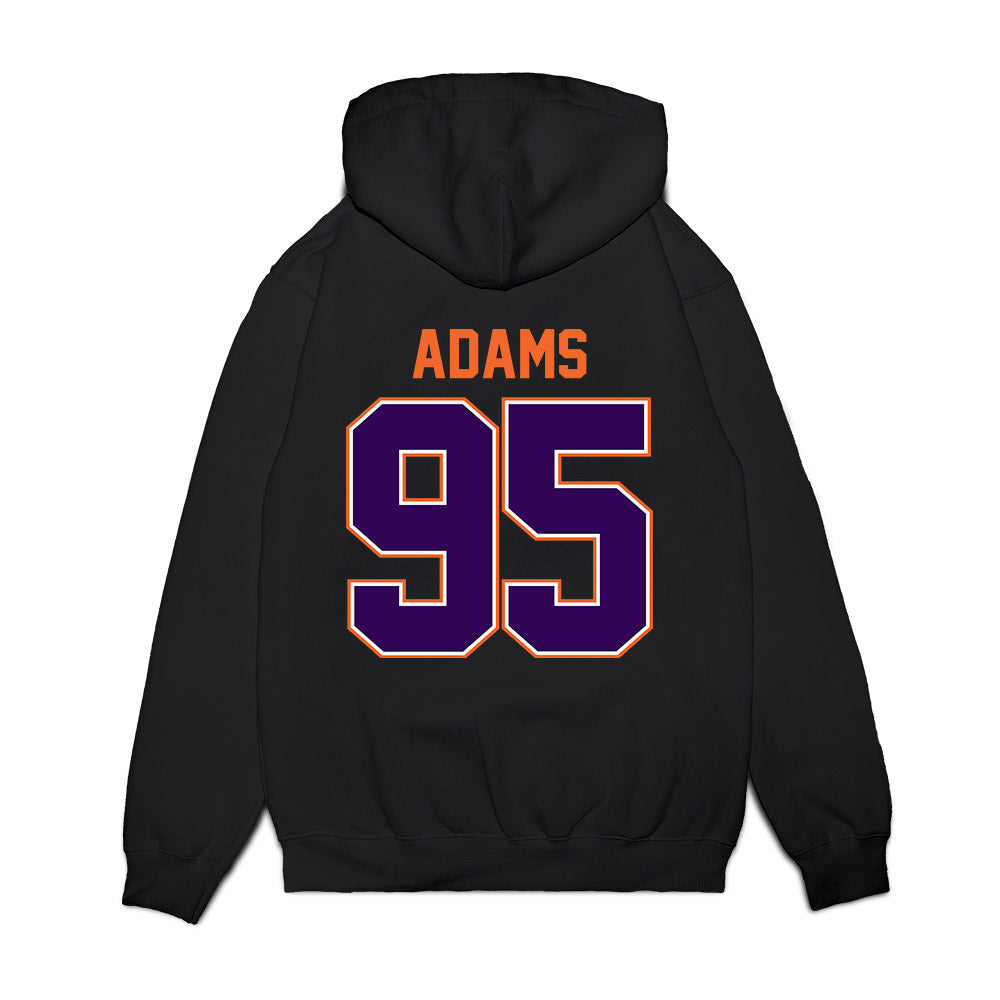 Clemson - NCAA Football : Amare Adams - Vintage Helmet Premium Hooded Sweatshirt-1