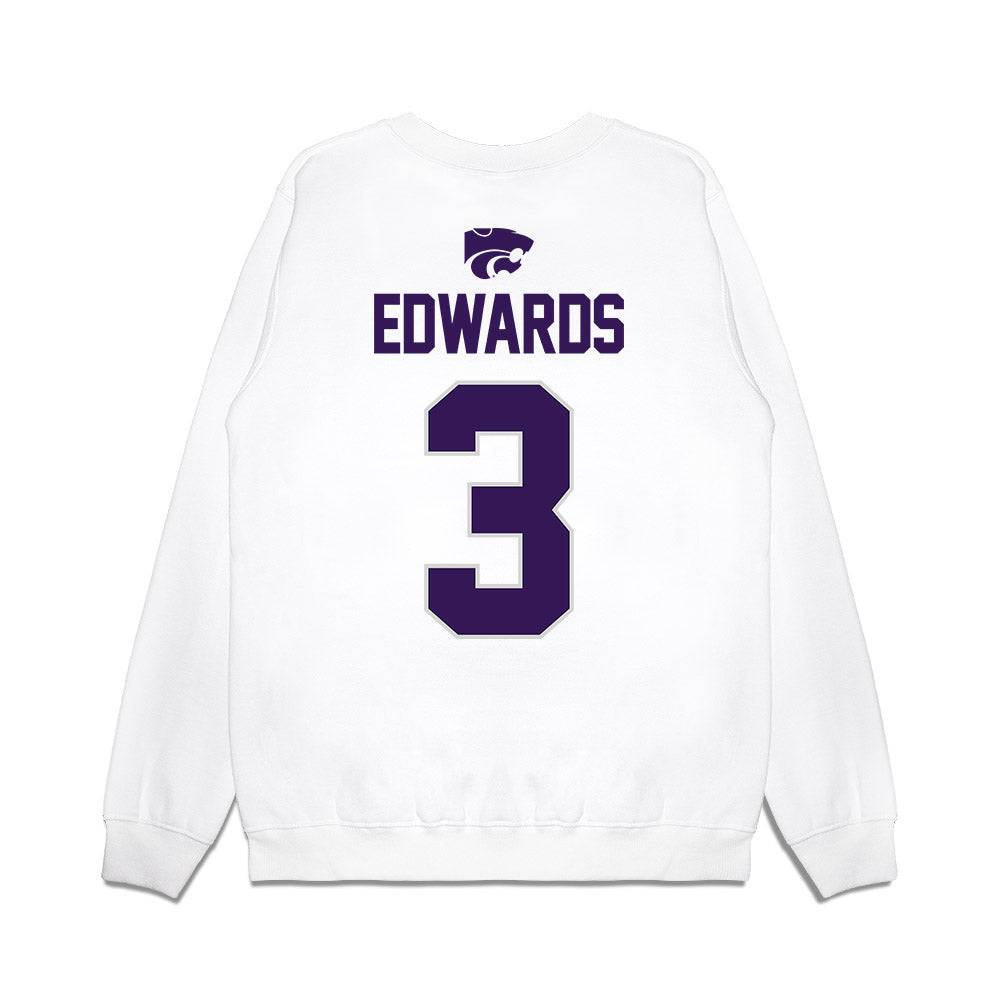 Kansas State - NCAA Football : Dylan Edwards - Premium Crewneck Sweatshirt-1