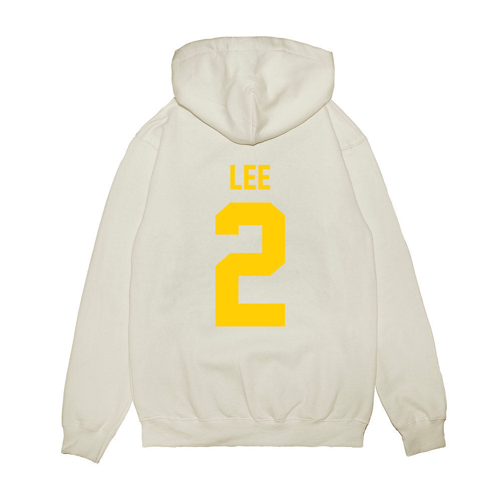 Maryland - NCAA Football : Braydon Lee - Vintage Helmet Premium Hooded Sweatshirt-1