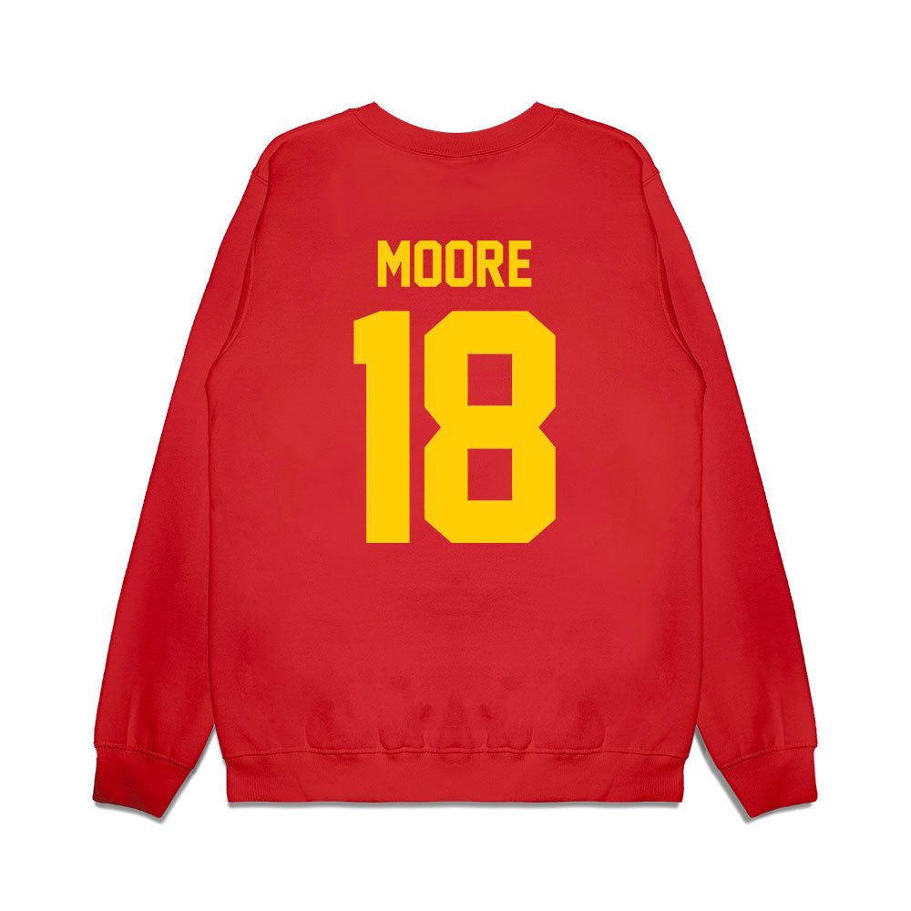 Maryland - NCAA Football : Alex Moore - Vintage Helmet Premium Crewneck Sweatshirt-1