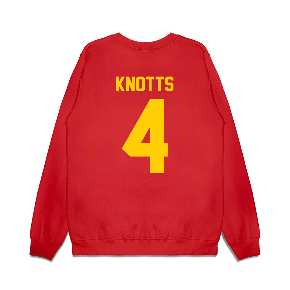 Maryland - NCAA Football : Shaleak Knotts - Vintage Helmet Premium Crewneck Sweatshirt-1
