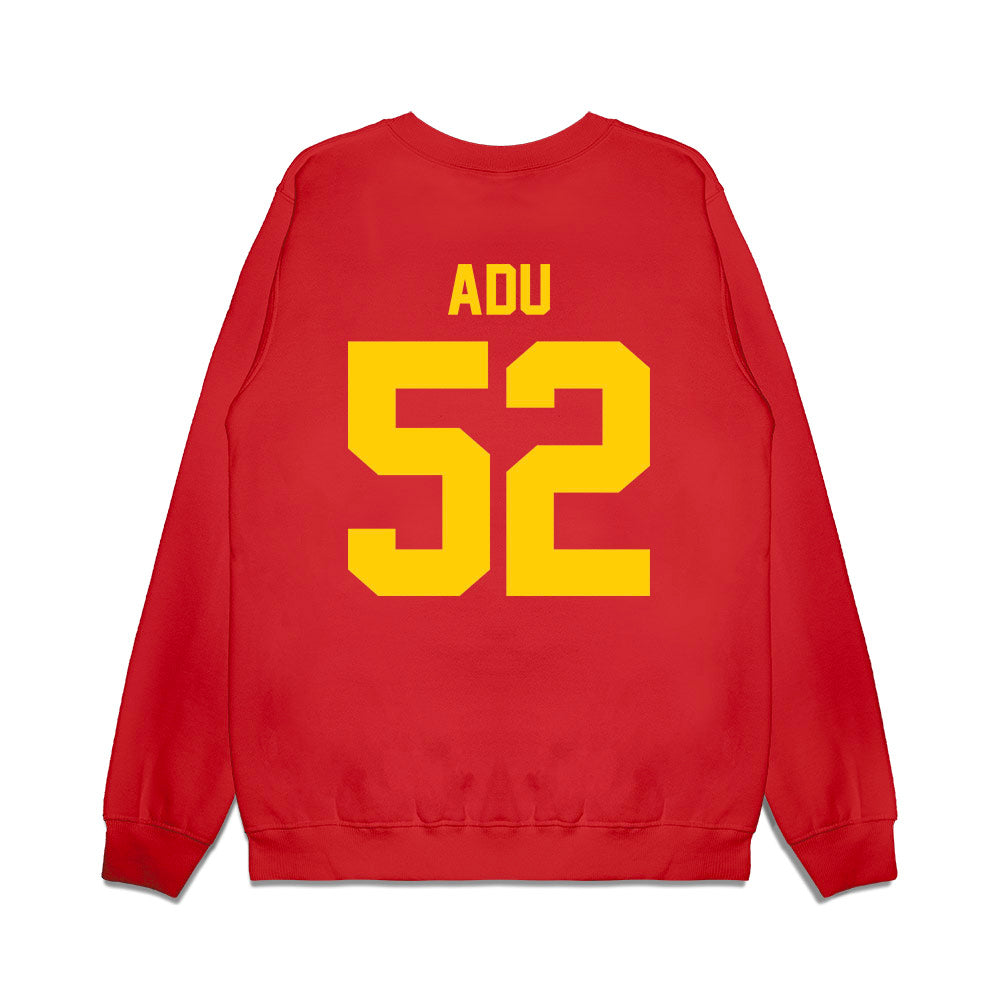 Maryland - NCAA Football : Samuel Adu - Vintage Helmet Premium Crewneck Sweatshirt-1