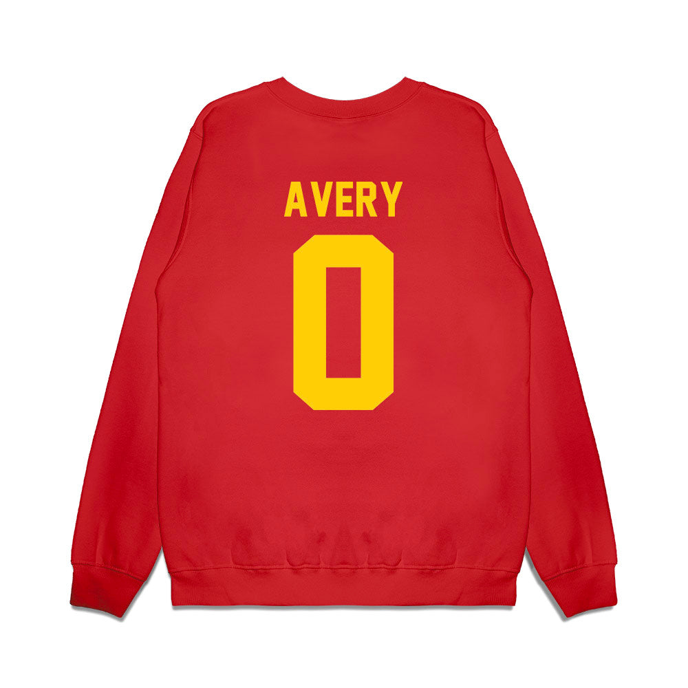 Maryland - NCAA Football : Neeo Avery - Vintage Helmet Premium Crewneck Sweatshirt-1