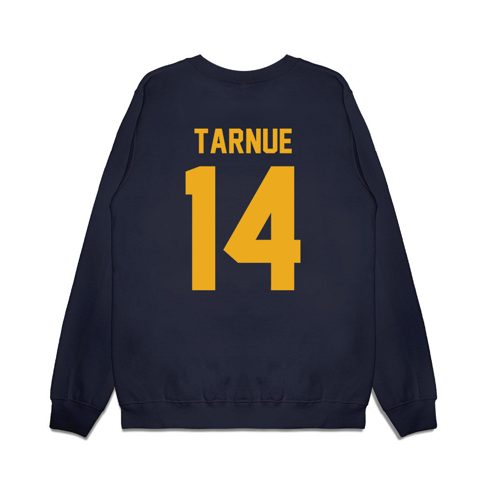 West Virginia - NCAA Football : Kekoura Tarnue - Vintage Helmet Premium Crewneck Sweatshirt-1