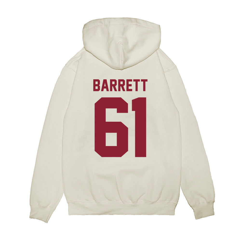 Iowa State - NCAA Football : Dylan Barrett - Vintage Helmet Premium Hooded Sweatshirt-1