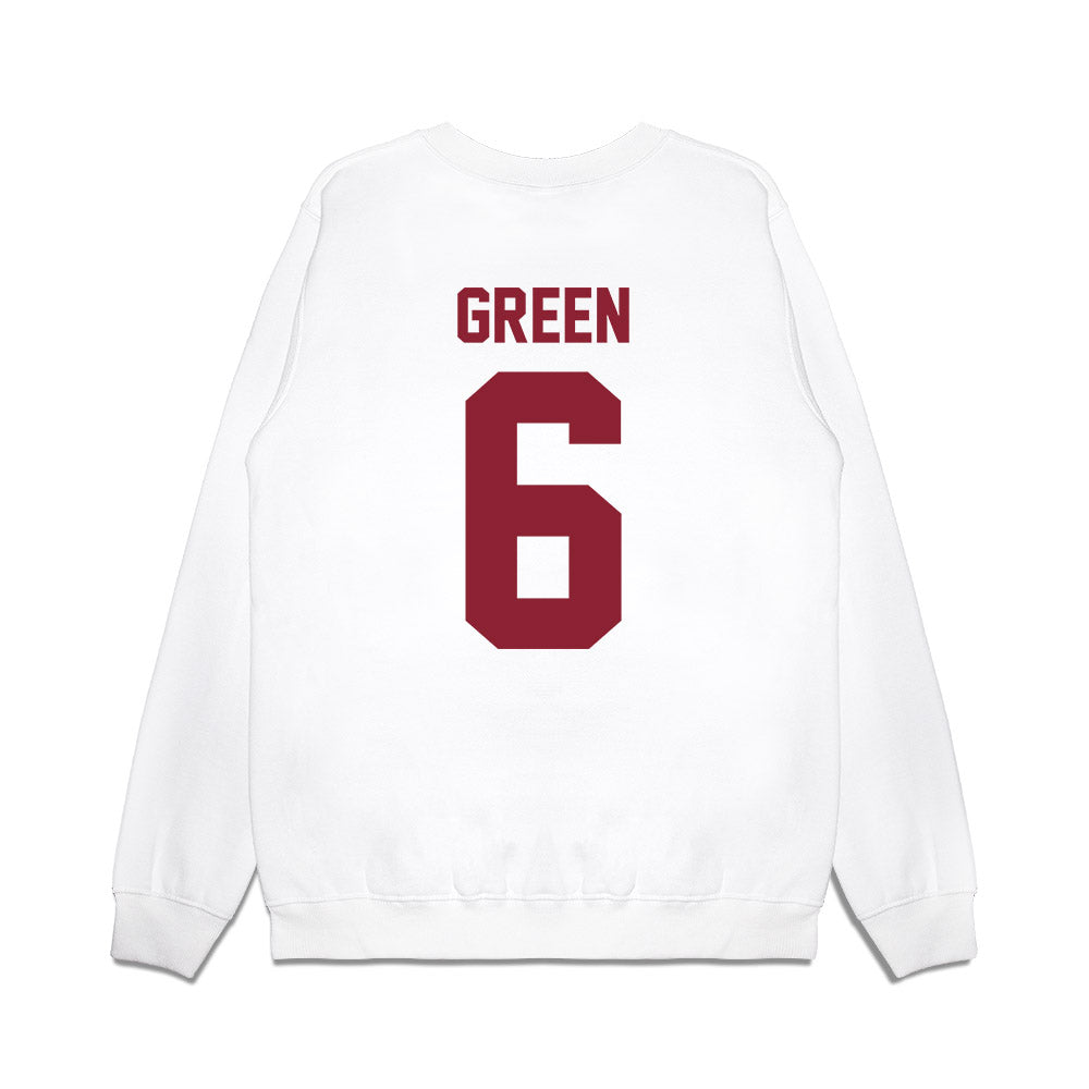Iowa State - NCAA Football : Eli Green - Vintage Helmet Premium Crewneck Sweatshirt-1