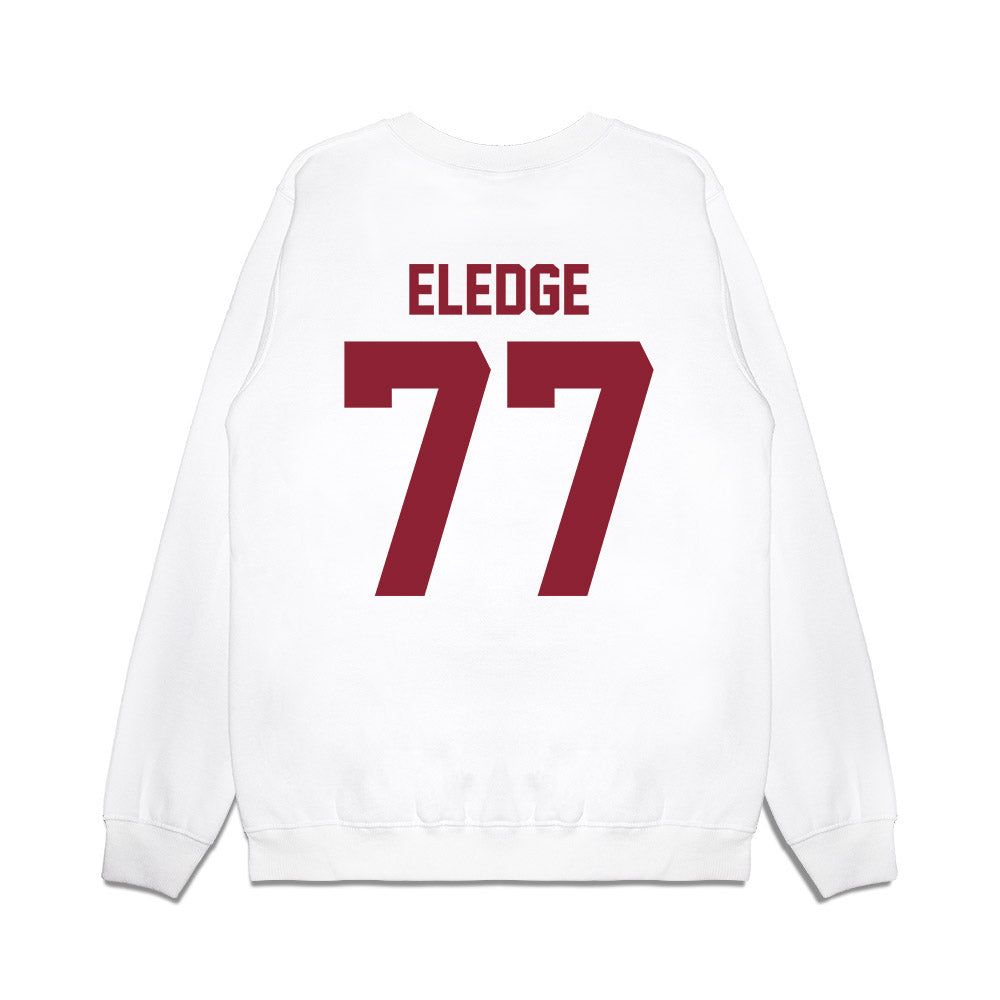 Iowa State - NCAA Football : Easton Eledge - Vintage Helmet Premium Crewneck Sweatshirt-1