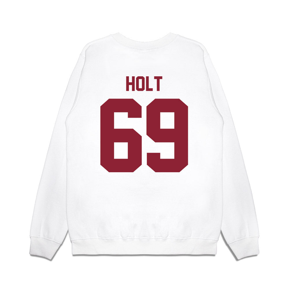 Iowa State - NCAA Football : Dontrell Holt - Vintage Helmet Premium Crewneck Sweatshirt-1