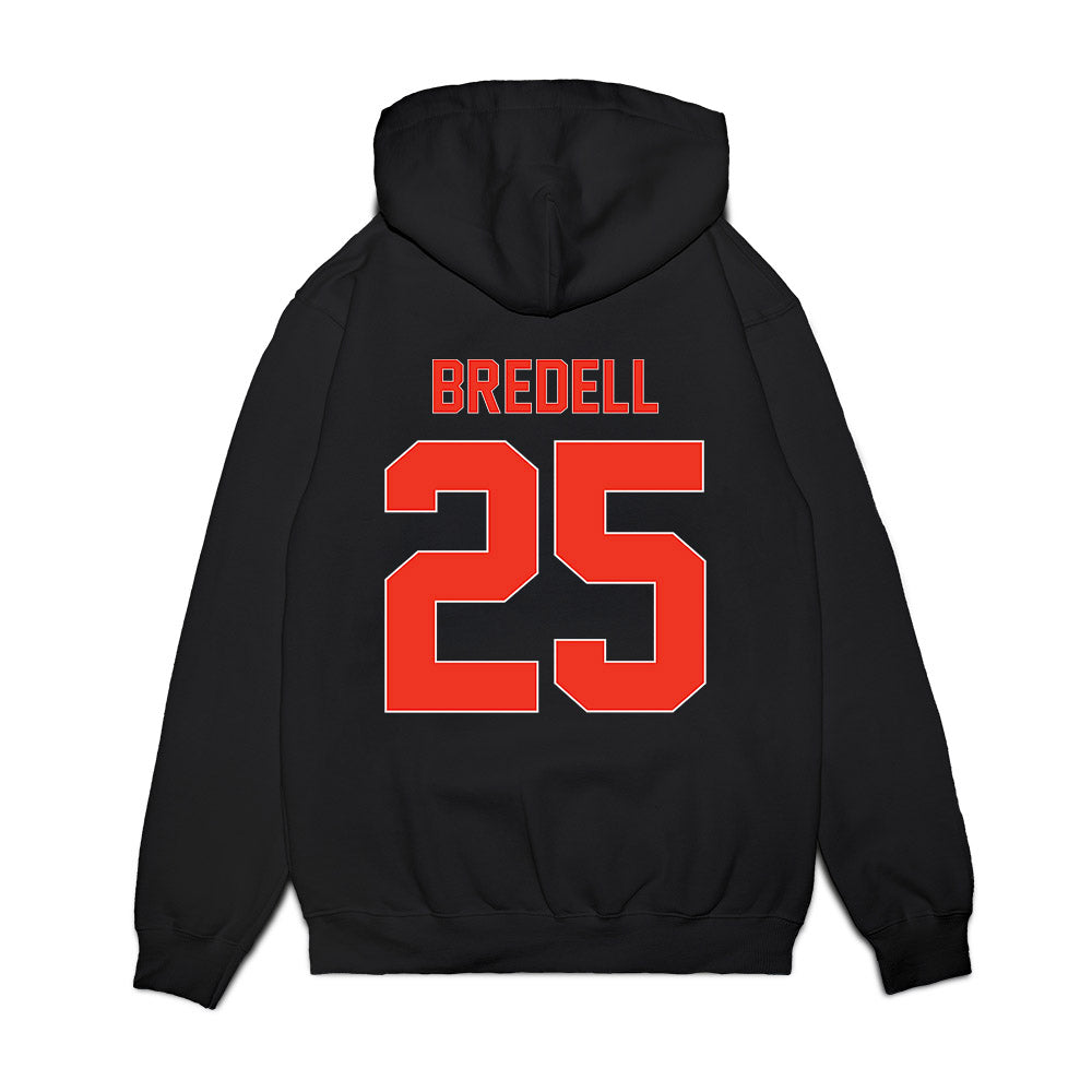 Syracuse - NCAA Football : Ziyyon Bredell - Vintage Helmet Premium Hooded Sweatshirt-1
