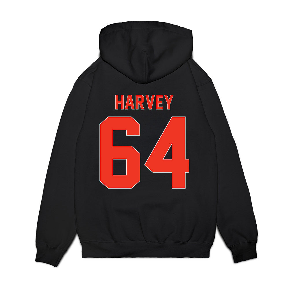 Syracuse - NCAA Football : Skylar Harvey - Vintage Helmet Premium Hooded Sweatshirt-1