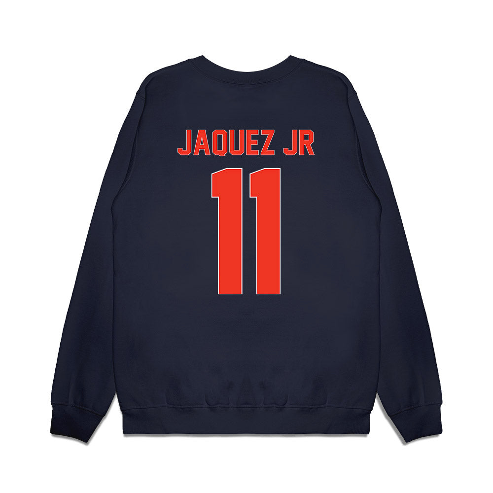 Syracuse - NCAA Football : Denis Jaquez Jr - Vintage Helmet Premium Crewneck Sweatshirt-1