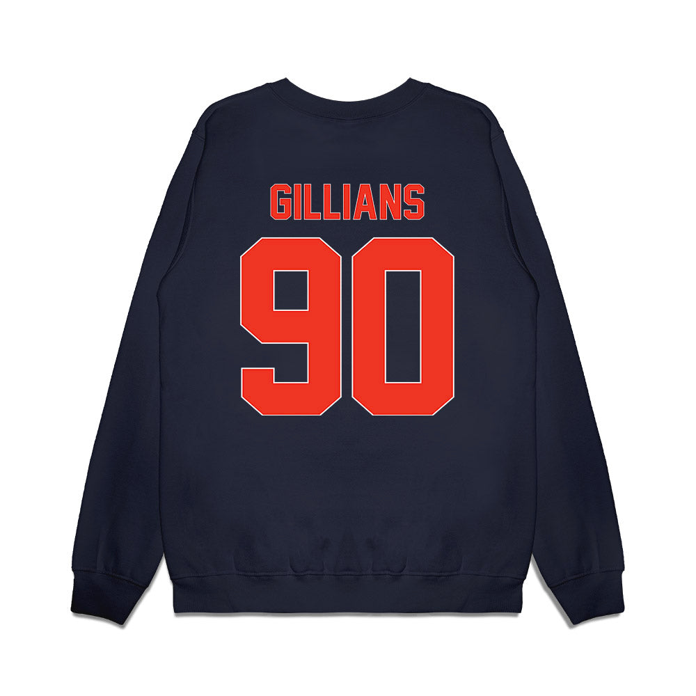 Syracuse - NCAA Football : Quante Gillians - Vintage Helmet Premium Crewneck Sweatshirt-1