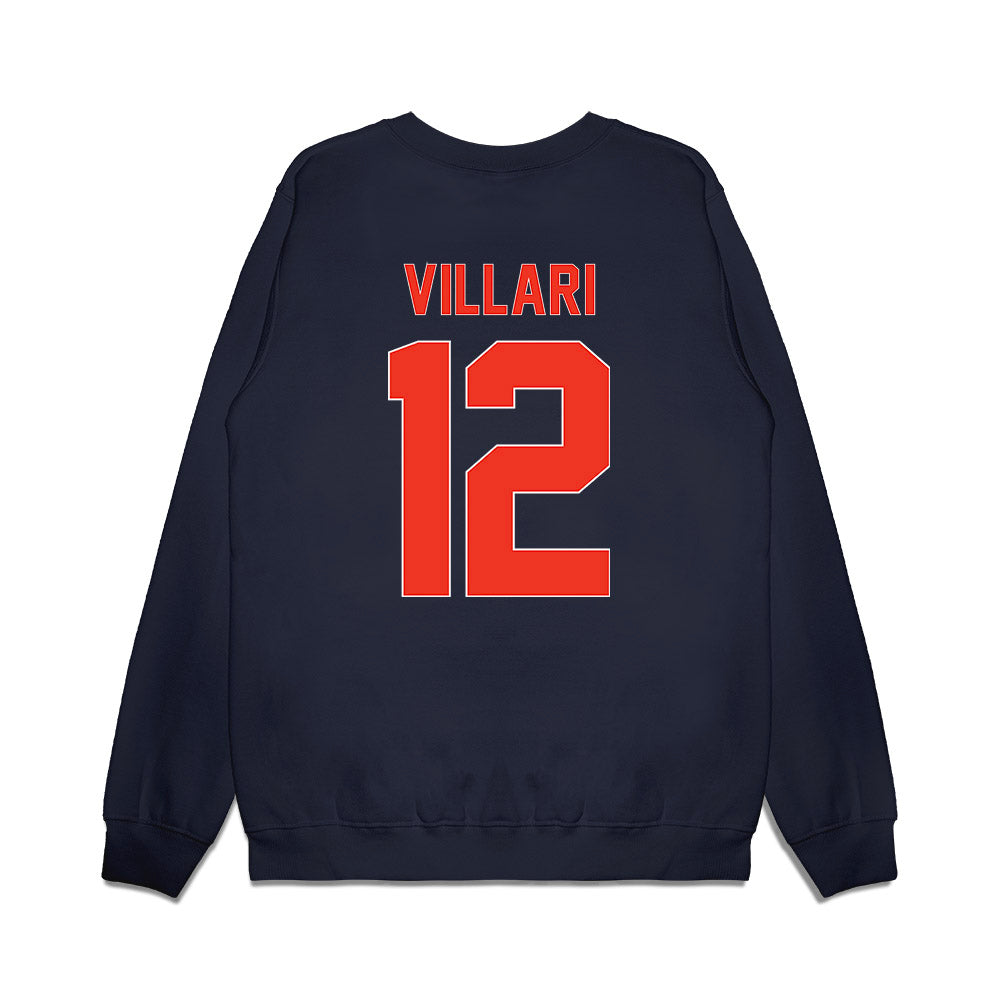 Syracuse - NCAA Football : Dan Villari - Vintage Helmet Premium Crewneck Sweatshirt-1