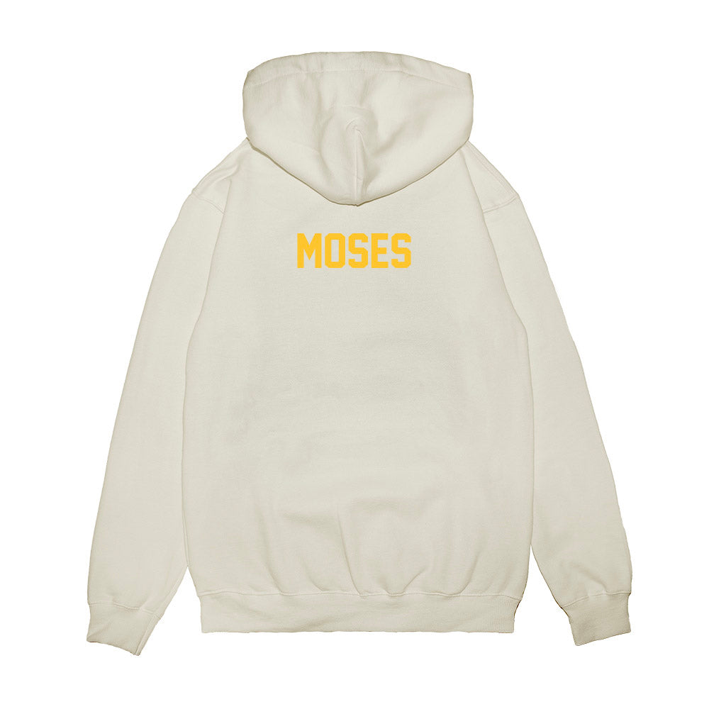 LSU - NCAA Football : Keylan Moses - Vintage Helmet Premium Hooded Sweatshirt-1