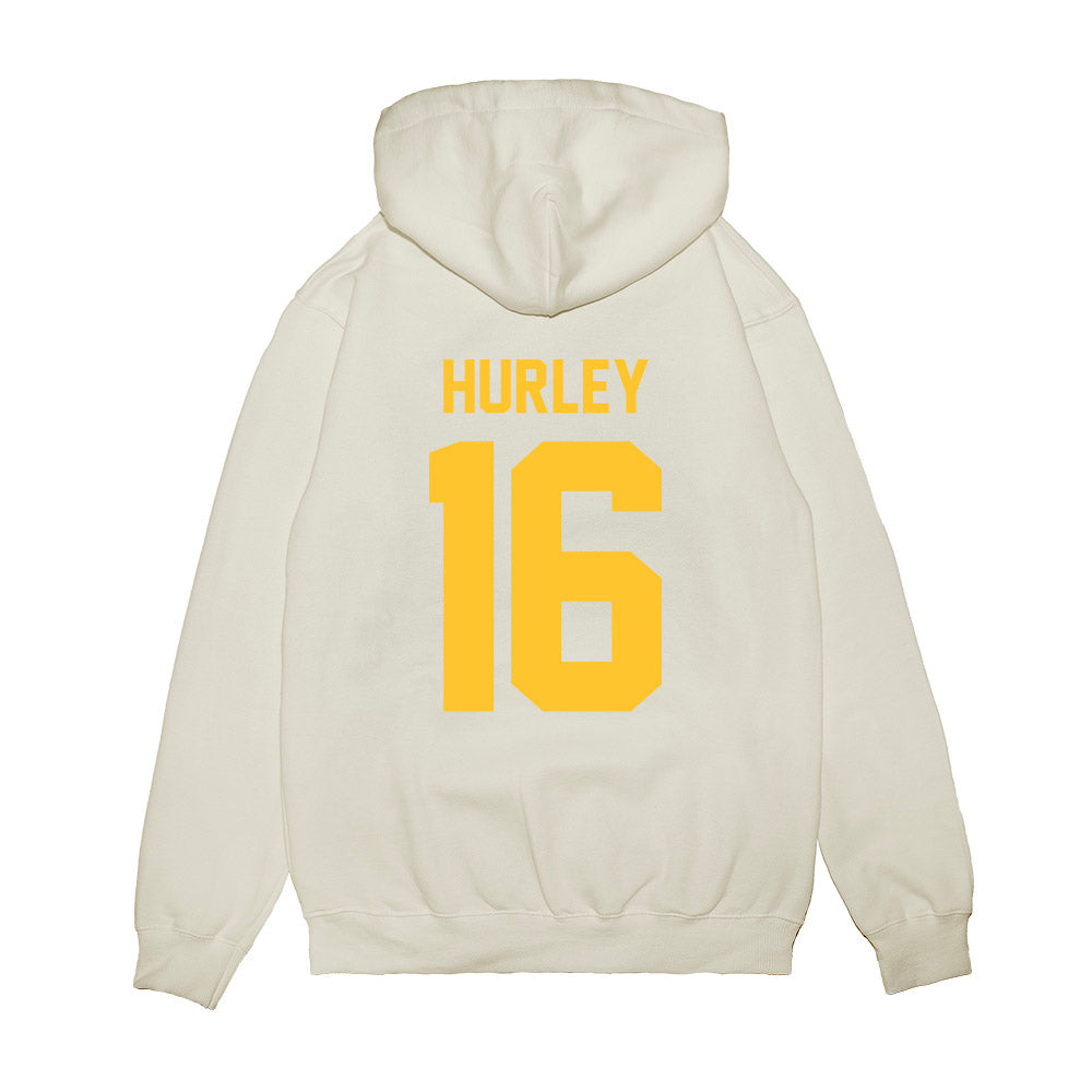 LSU - NCAA Football : Colin Hurley - Vintage Helmet Premium Hooded Sweatshirt-1