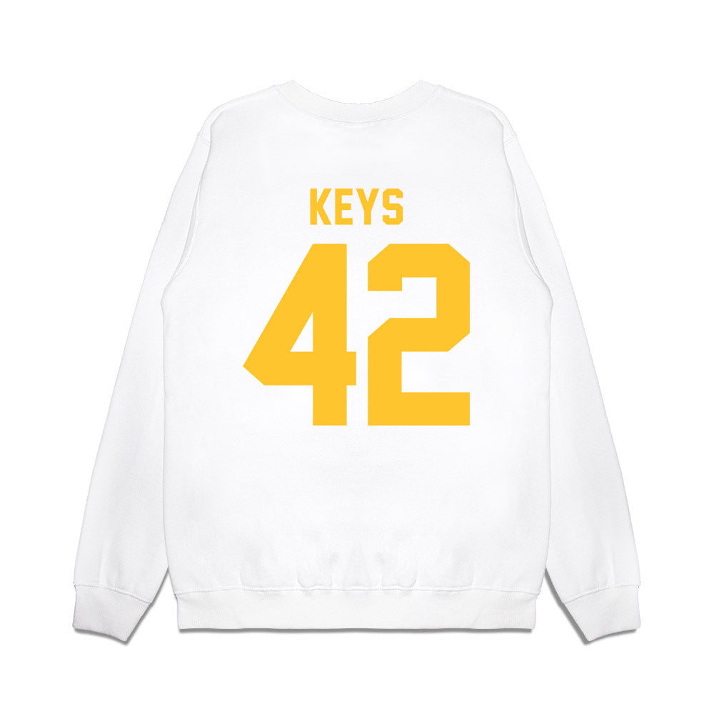 LSU - NCAA Football : Davhon Keys - Vintage Helmet Premium Crewneck Sweatshirt-1