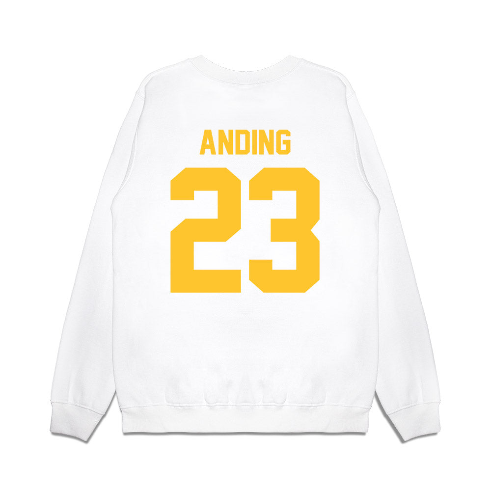 LSU - NCAA Football : Aidan Anding - Vintage Helmet Premium Crewneck Sweatshirt-1