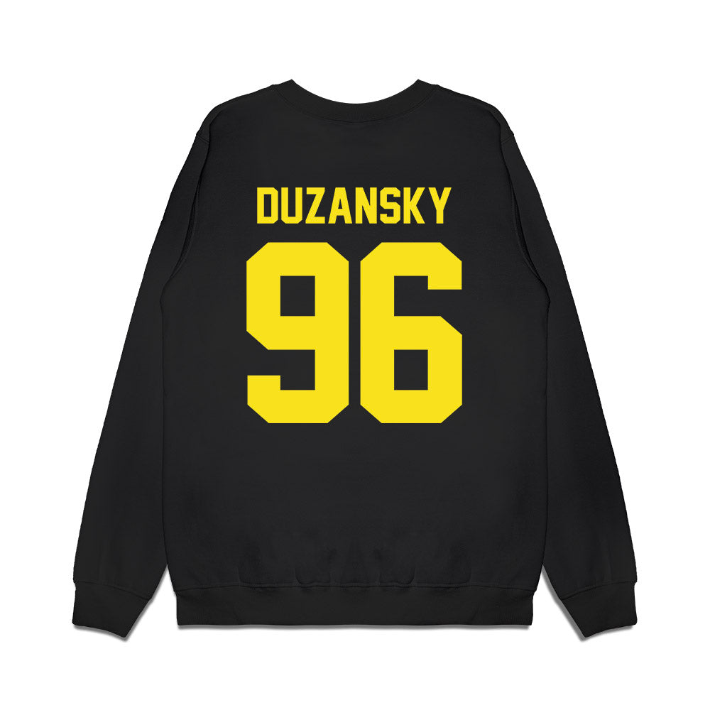 Oregon - NCAA Football : Nick Duzansky - Vintage Helmet Premium Crewneck Sweatshirt-1
