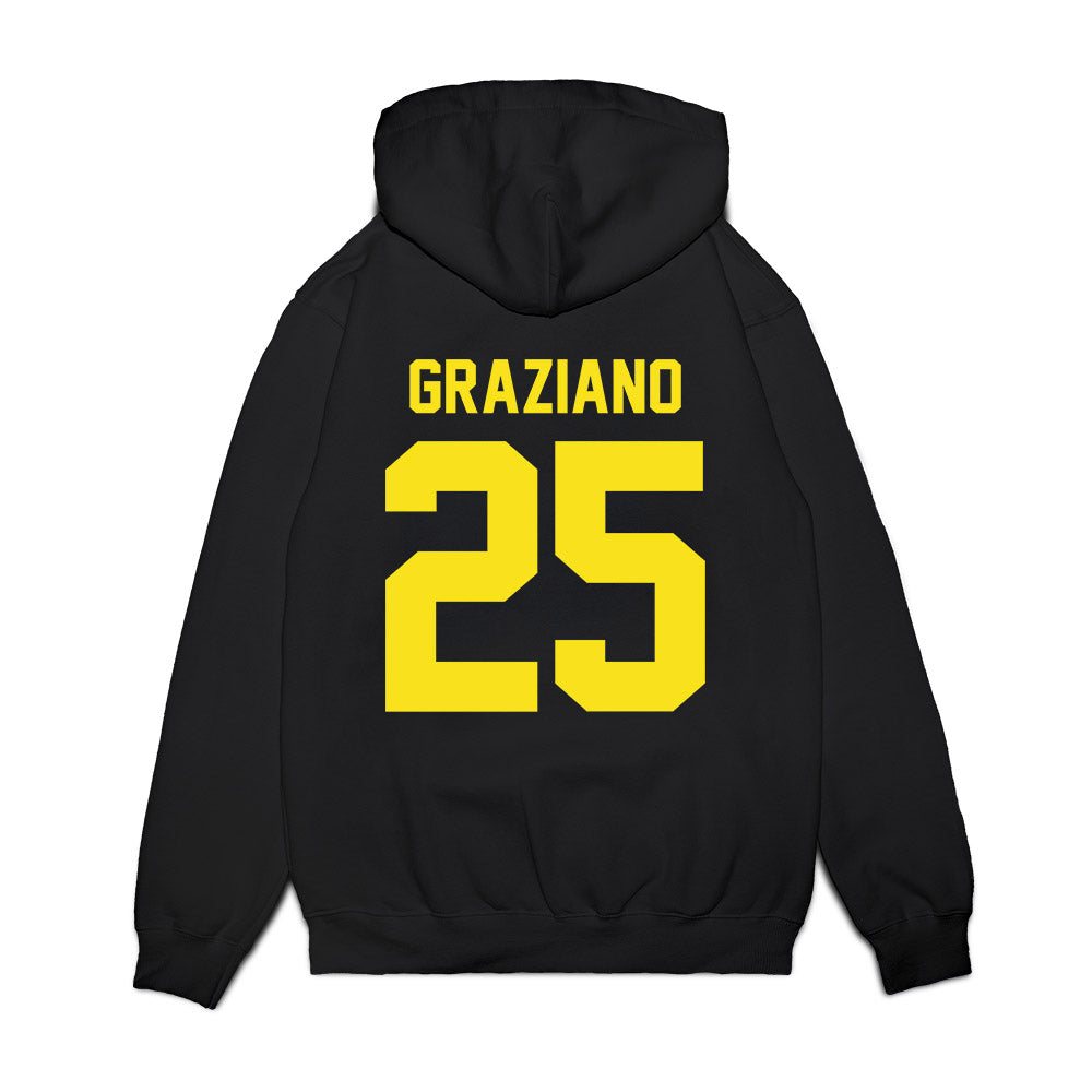 Oregon - NCAA Football : Rocco Graziano - Vintage Helmet Premium Hooded Sweatshirt-1