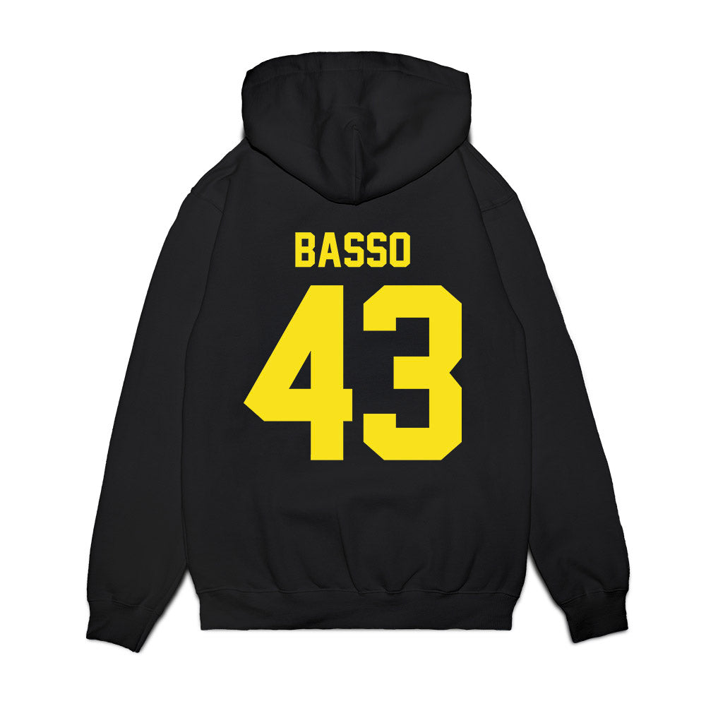 Oregon - NCAA Football : Luke Basso - Vintage Helmet Premium Hooded Sweatshirt-1