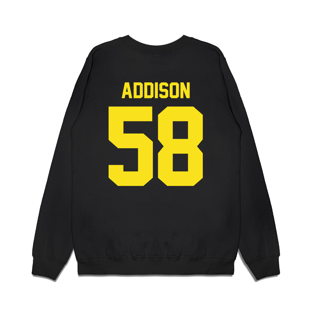 Oregon - NCAA Football : Ziyare Addison - Vintage Helmet Premium Crewneck Sweatshirt-1