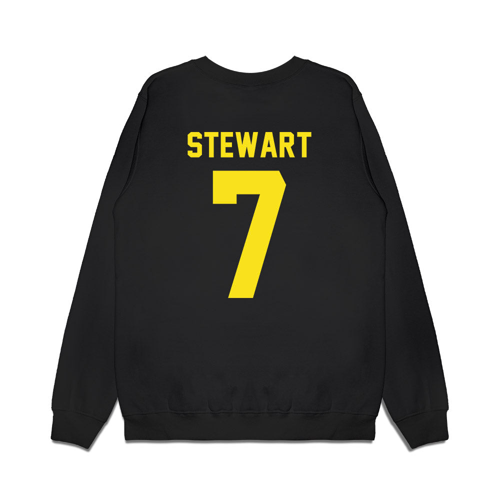 Oregon - NCAA Football : Evan Stewart - Vintage Helmet Premium Crewneck Sweatshirt-1