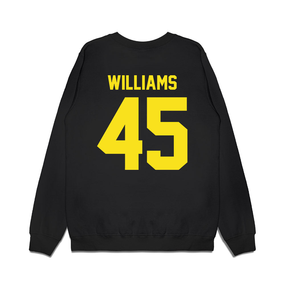 Oregon - NCAA Football : Torrence Williams - Vintage Helmet Premium Crewneck Sweatshirt-1