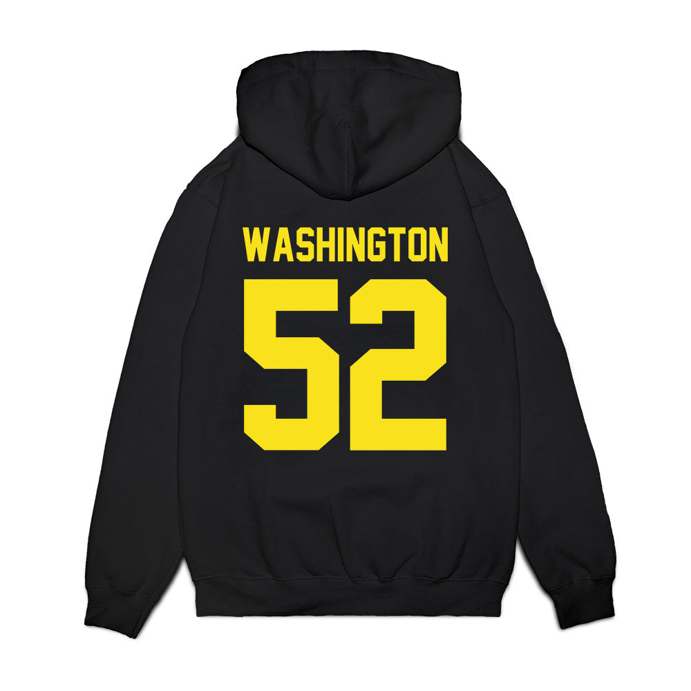 Oregon - NCAA Football : A'Mauri Washington - Vintage Helmet Premium Hooded Sweatshirt-1