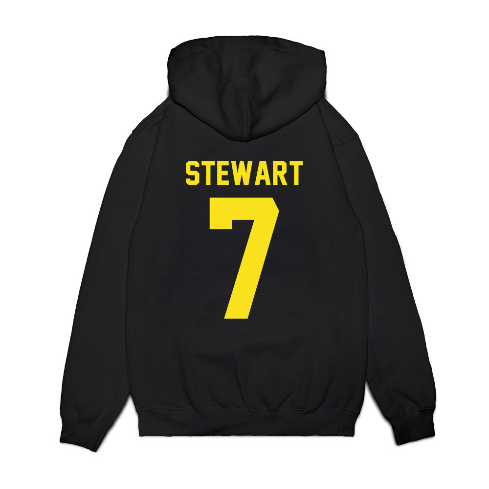 Oregon - NCAA Football : Evan Stewart - Vintage Helmet Premium Hooded Sweatshirt-1