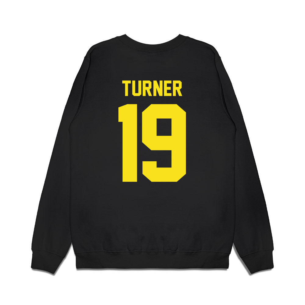 Oregon - NCAA Football : Tyler Turner - Vintage Helmet Premium Crewneck Sweatshirt-1
