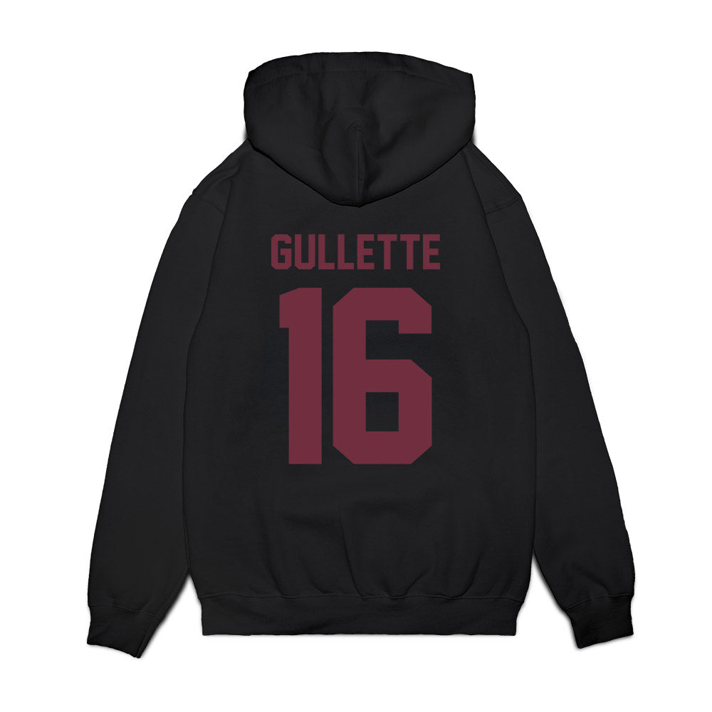 Mississippi State - NCAA Football : Derion Gullette - Vintage Helmet Premium Hooded Sweatshirt-1