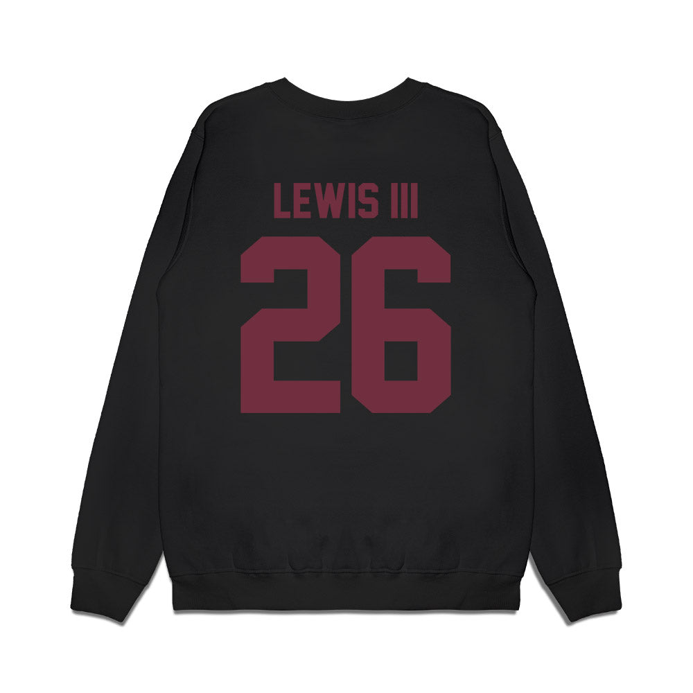 Mississippi State - NCAA Football : Dwight Lewis III - Vintage Helmet Premium Crewneck Sweatshirt-1