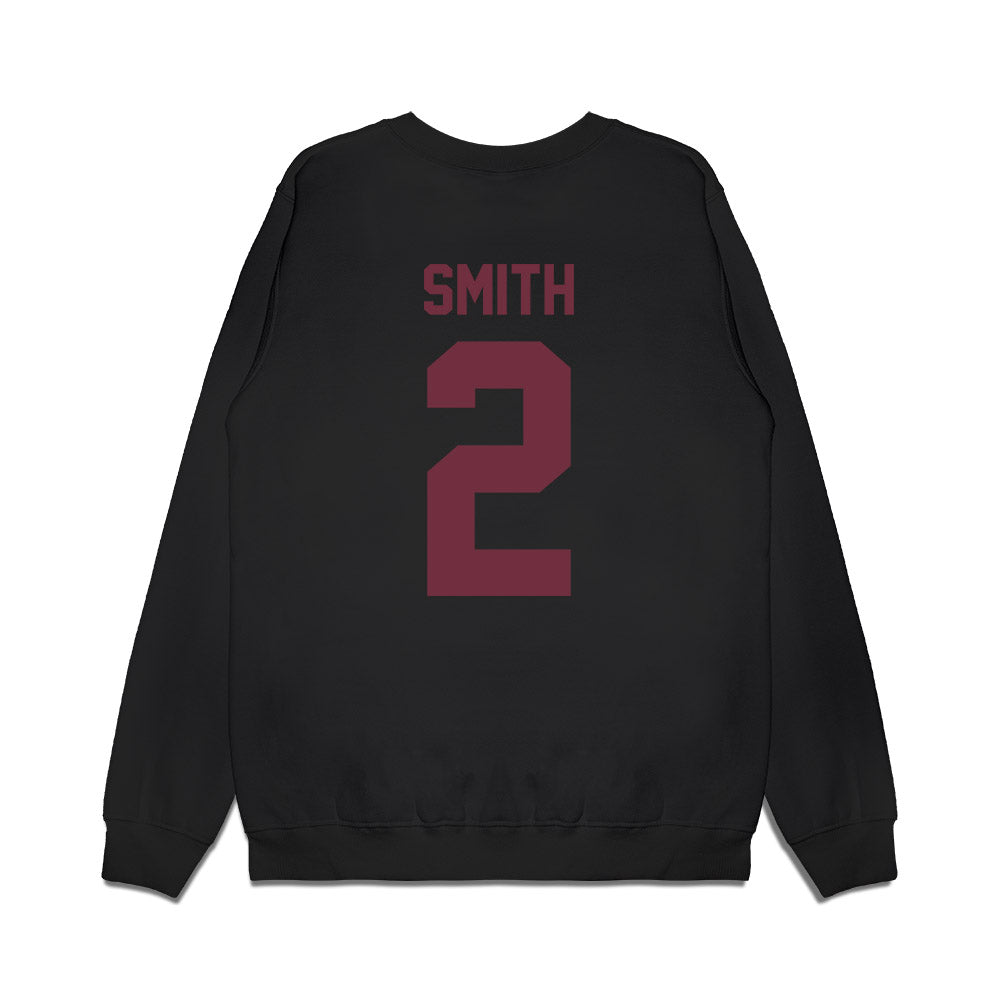 Mississippi State - NCAA Football : Isaac Smith - Vintage Helmet Premium Crewneck Sweatshirt-1