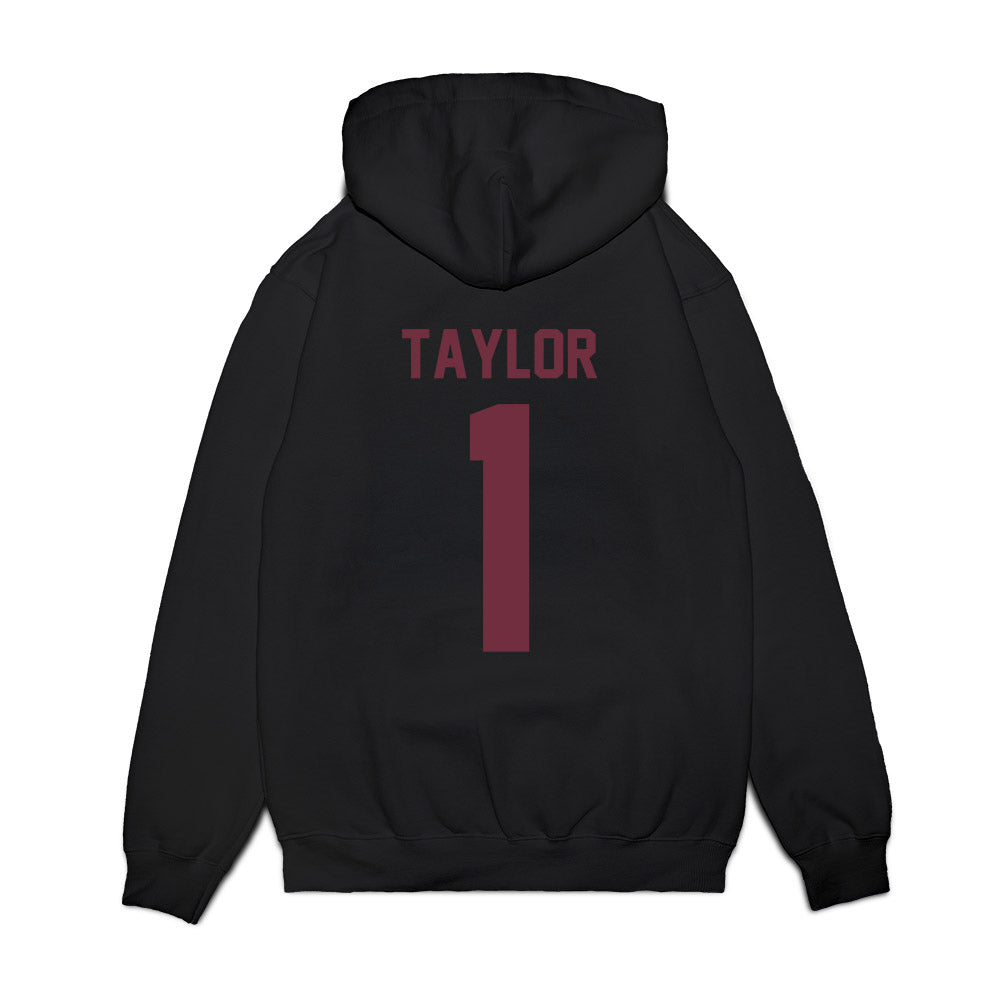 Mississippi State - NCAA Football : KaMario Taylor - Vintage Helmet Premium Hooded Sweatshirt-1