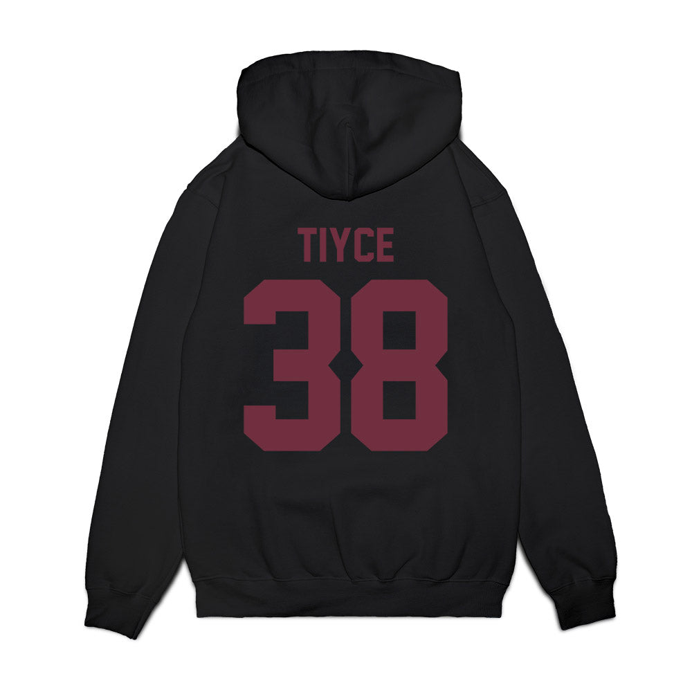 Mississippi State - NCAA Football : Nathan Tiyce - Vintage Helmet Premium Hooded Sweatshirt-1