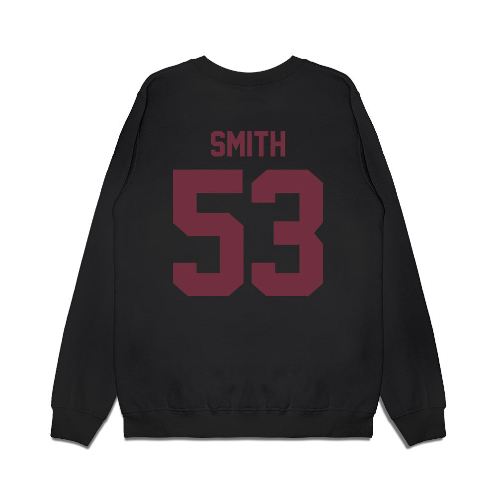 Mississippi State - NCAA Football : Brennan Smith - Vintage Helmet Premium Crewneck Sweatshirt-1