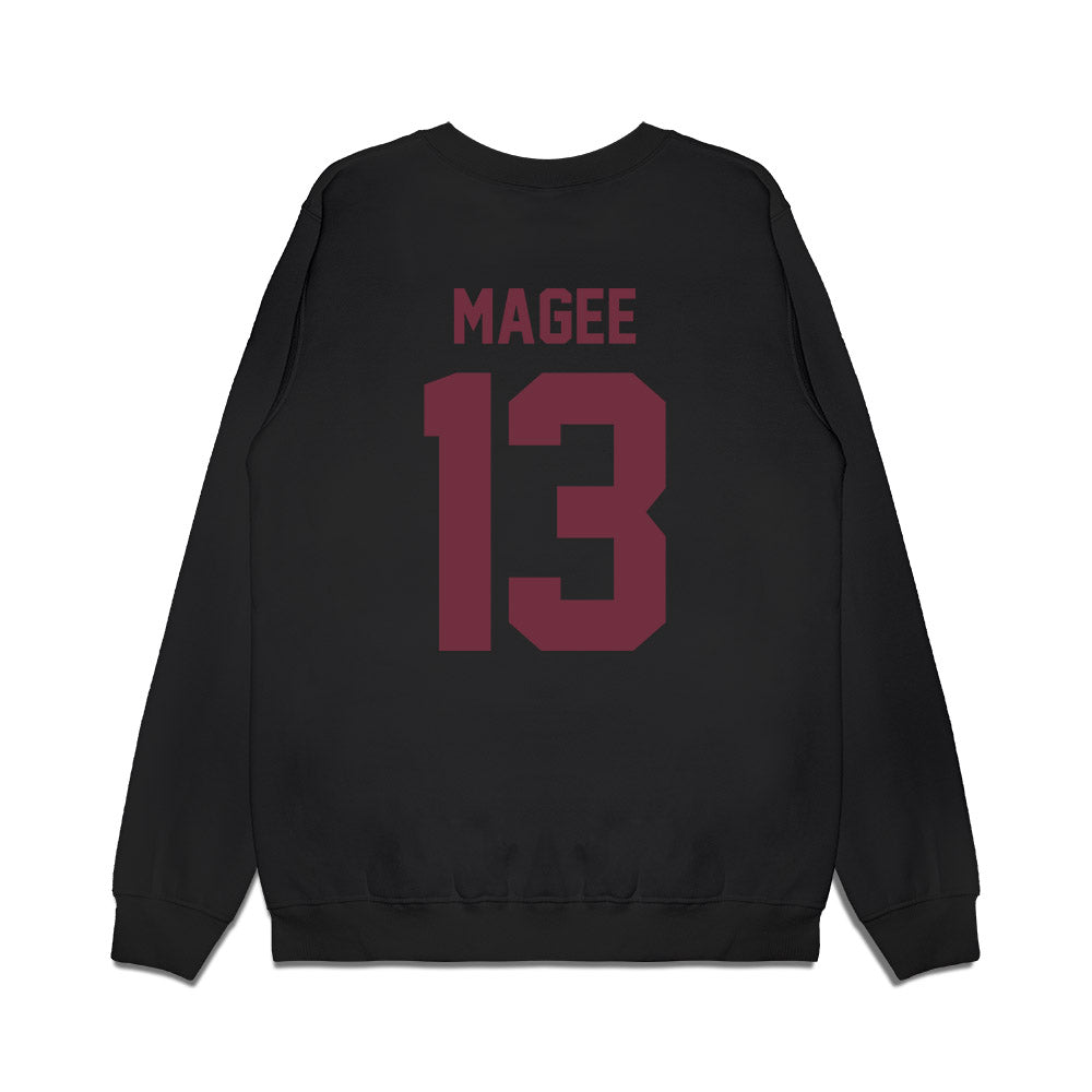 Mississippi State - NCAA Football : Sanfrisco Magee - Vintage Helmet Premium Crewneck Sweatshirt-1