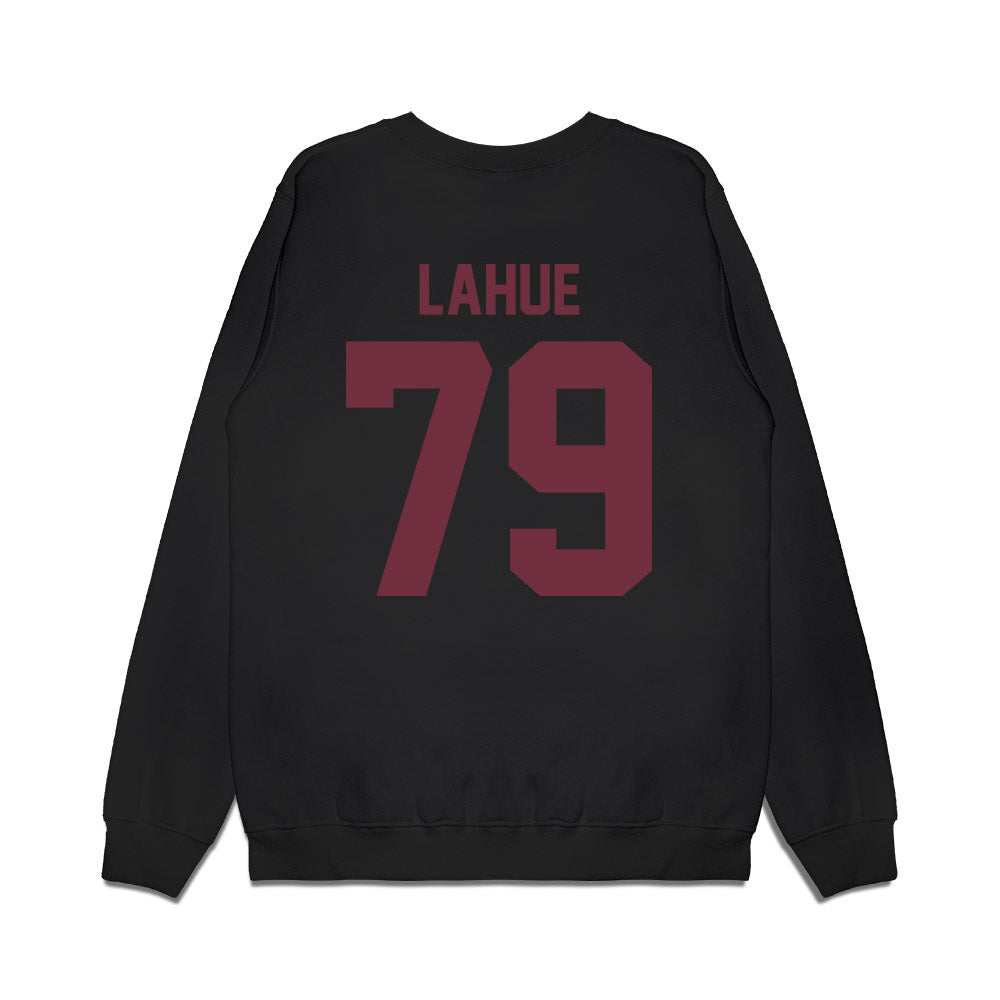 Mississippi State - NCAA Football : Jakson LaHue - Vintage Helmet Premium Crewneck Sweatshirt-1