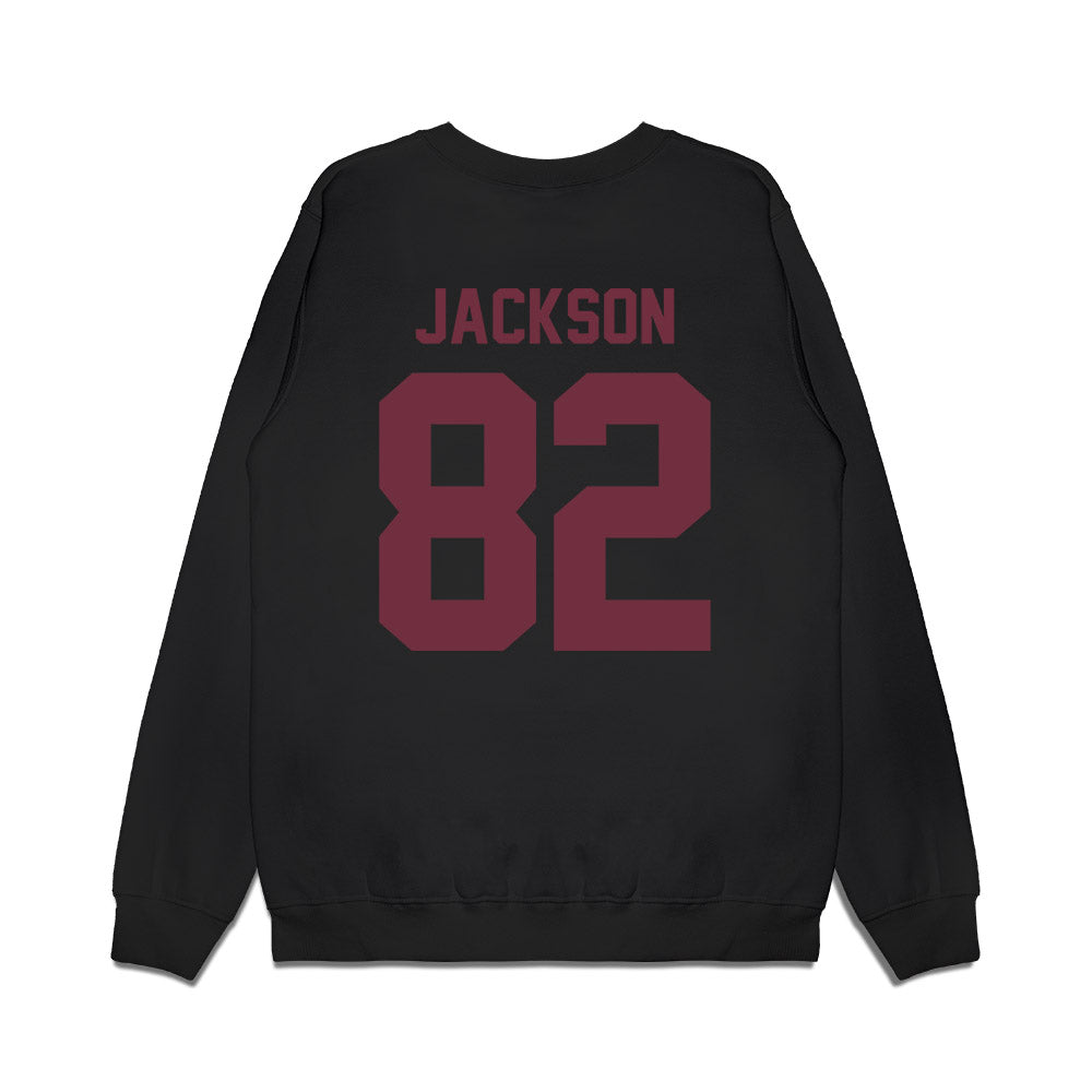 Mississippi State - NCAA Football : Davian Jackson - Vintage Helmet Premium Crewneck Sweatshirt-1